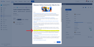 A table of results will display articles from the Online Community with a hyper linked title to go to the article in question and a snippet of text from the article relevant to your search.