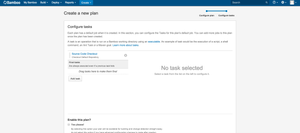 Click on add new task, Slect Maven task and provide maven command to run project