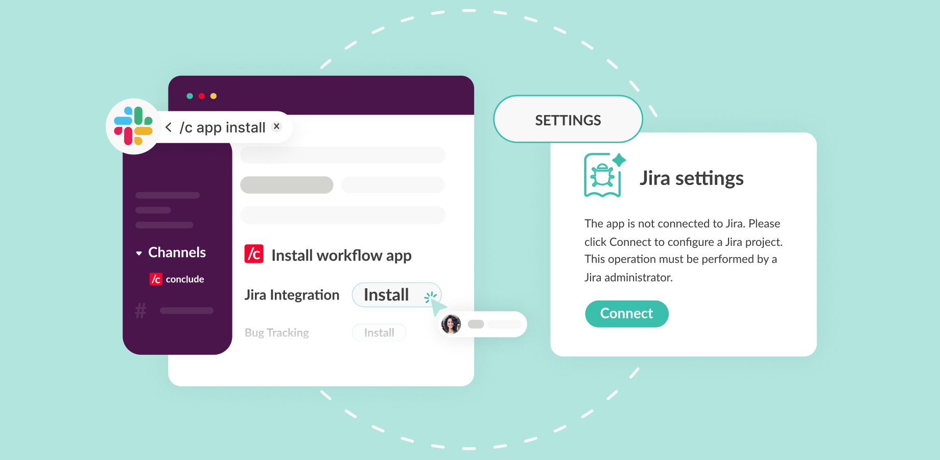 Create and track Jira issues directly from Slack