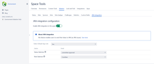 Configure Jira link and when sending to Jira is enabled