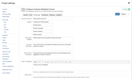 Survey Rating Page customization