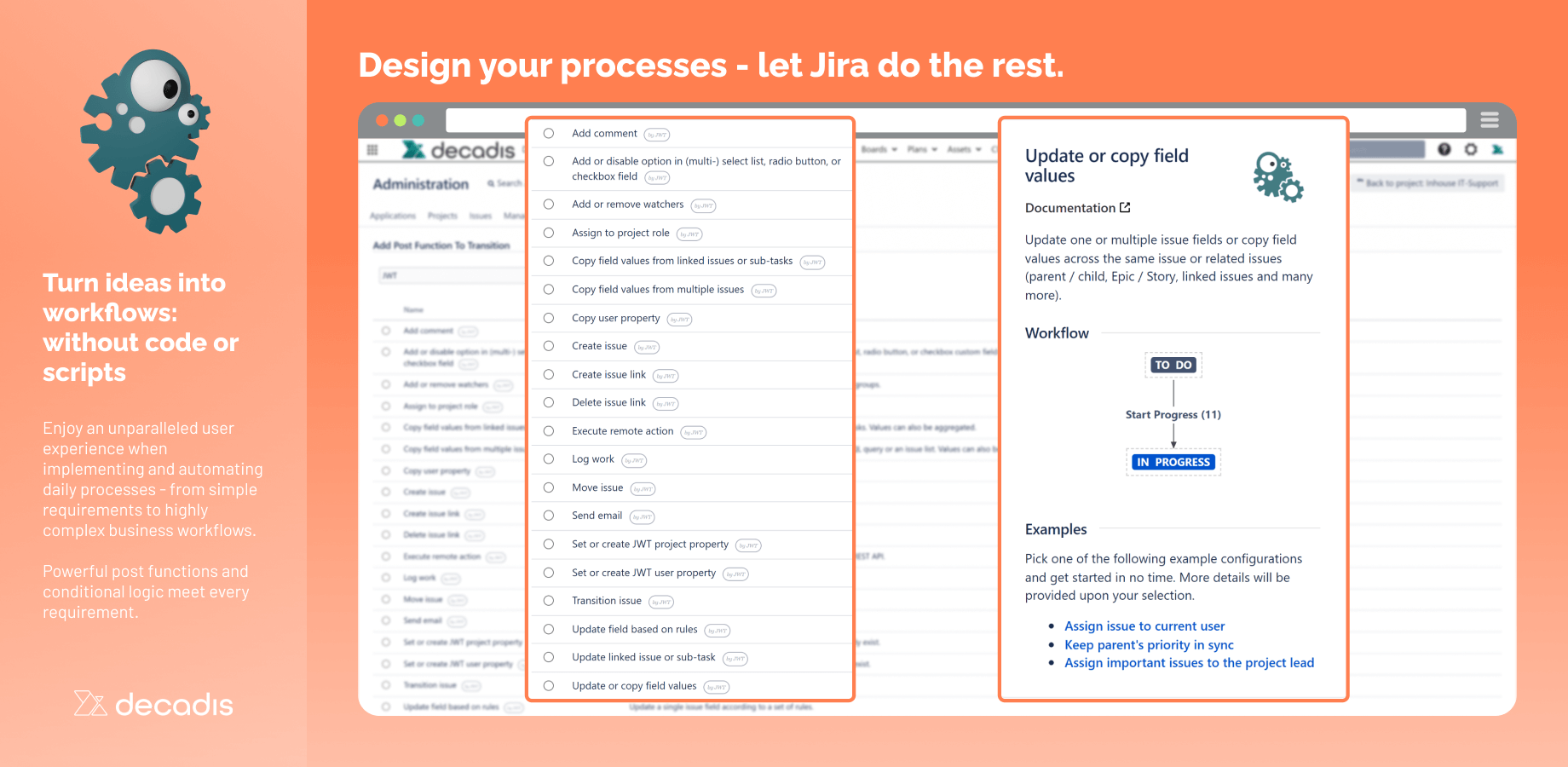 Turn ideas into workflows: without code or scripts