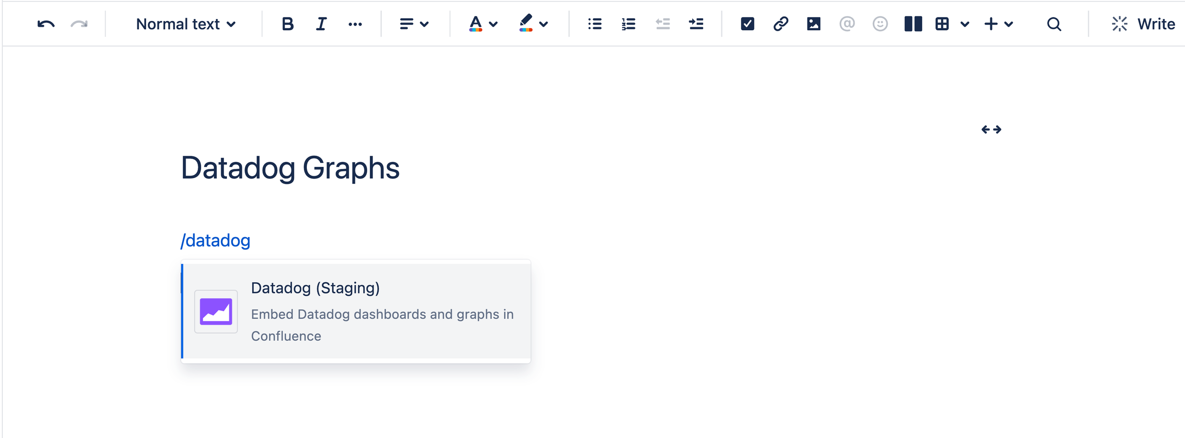 Easy to use Confluence Macro