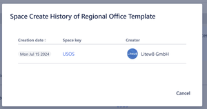 Create space history