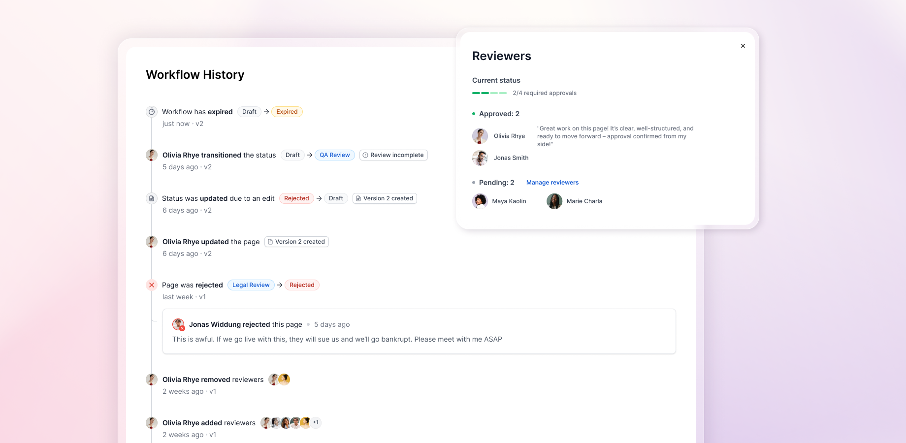 Automatically publish approved content to other Confluence spaces. A powerful Comala Publishing alternative that streamlines your content distribution workflow.
