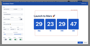 Drag sliders to resize with small page width indicator
