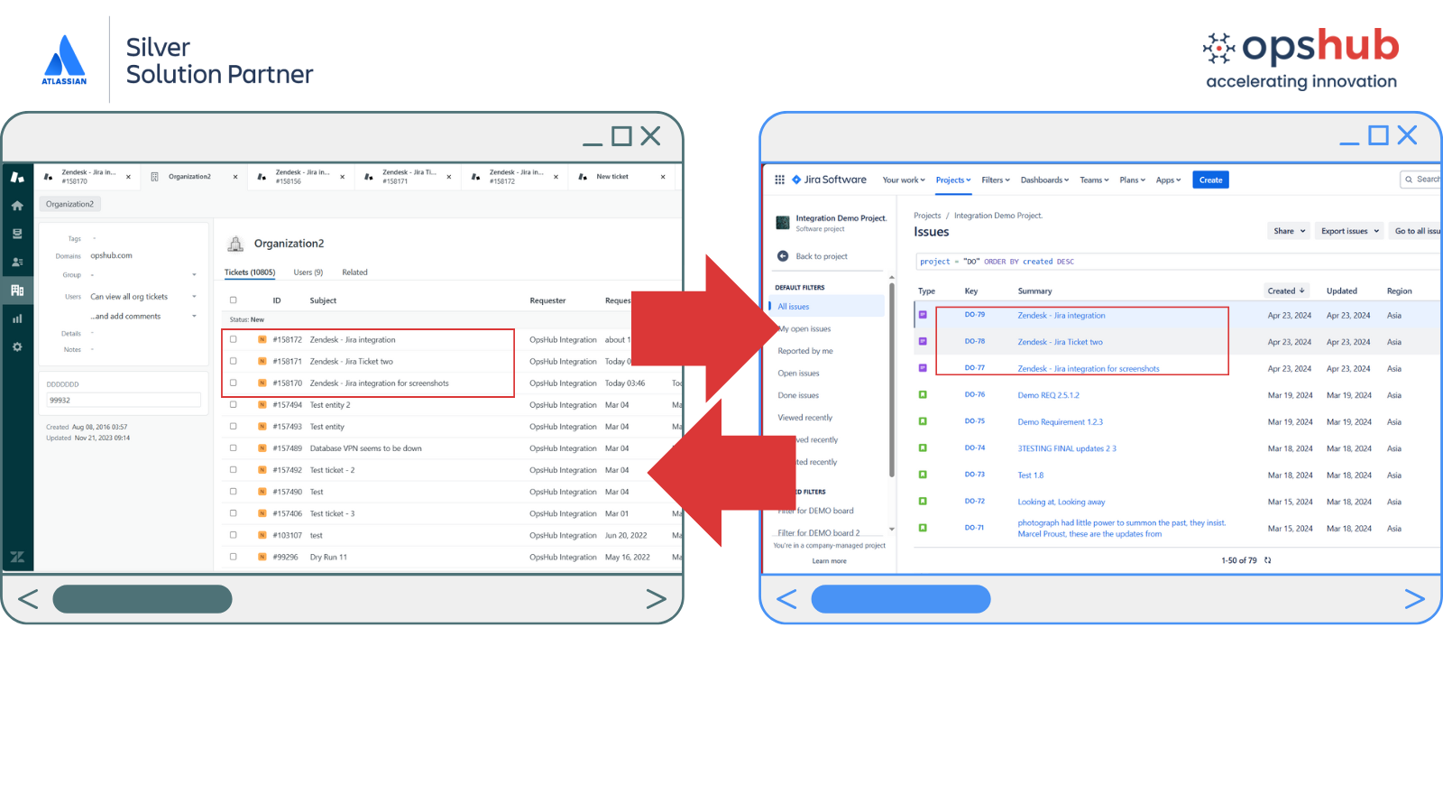 Enable Jira Zendesk synchronization with OIM – driven workflow automation to track each other’s progress in their native tools