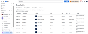 Issue Activity for Jira available on Jira Service Management project page