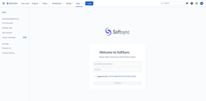 Login setup