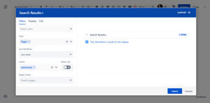 Search by labels