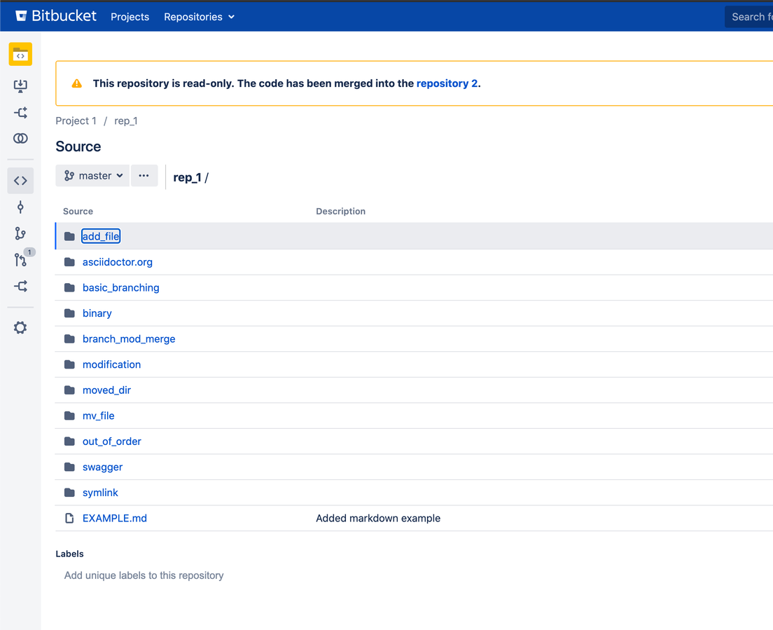 Archived repositories get an archived banner