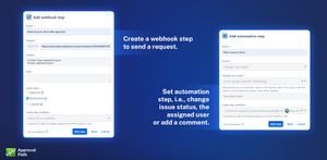 Webhook and automation steps