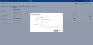 Create custom resources to enable multi-resource estimates on the JIRA issue level. Select between effort, duration, cost, and custom resource types. Choose from an extensive list of supported estimation units.