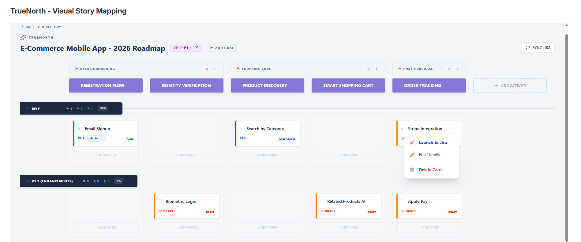 Convert local drafts into native Jira issues with one click.