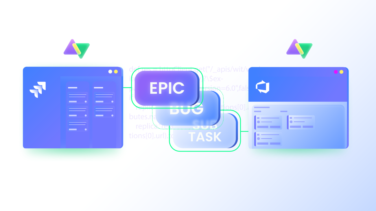 Connect Azure DevOps to Jira to sync or migrate any data on the work-item level between the systems.