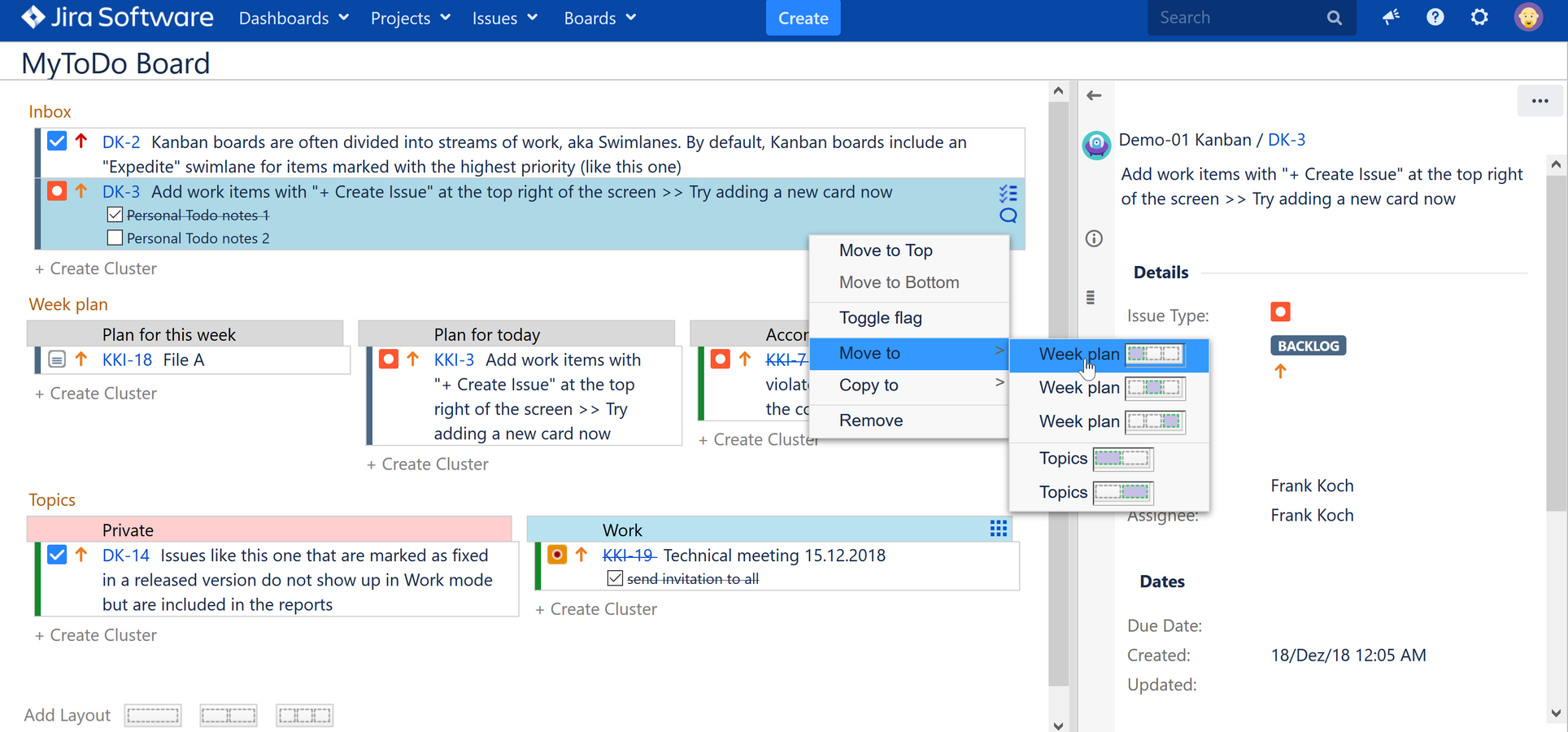 Setting up your MyToDo board