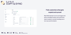 Fully customize what gets copied and synced