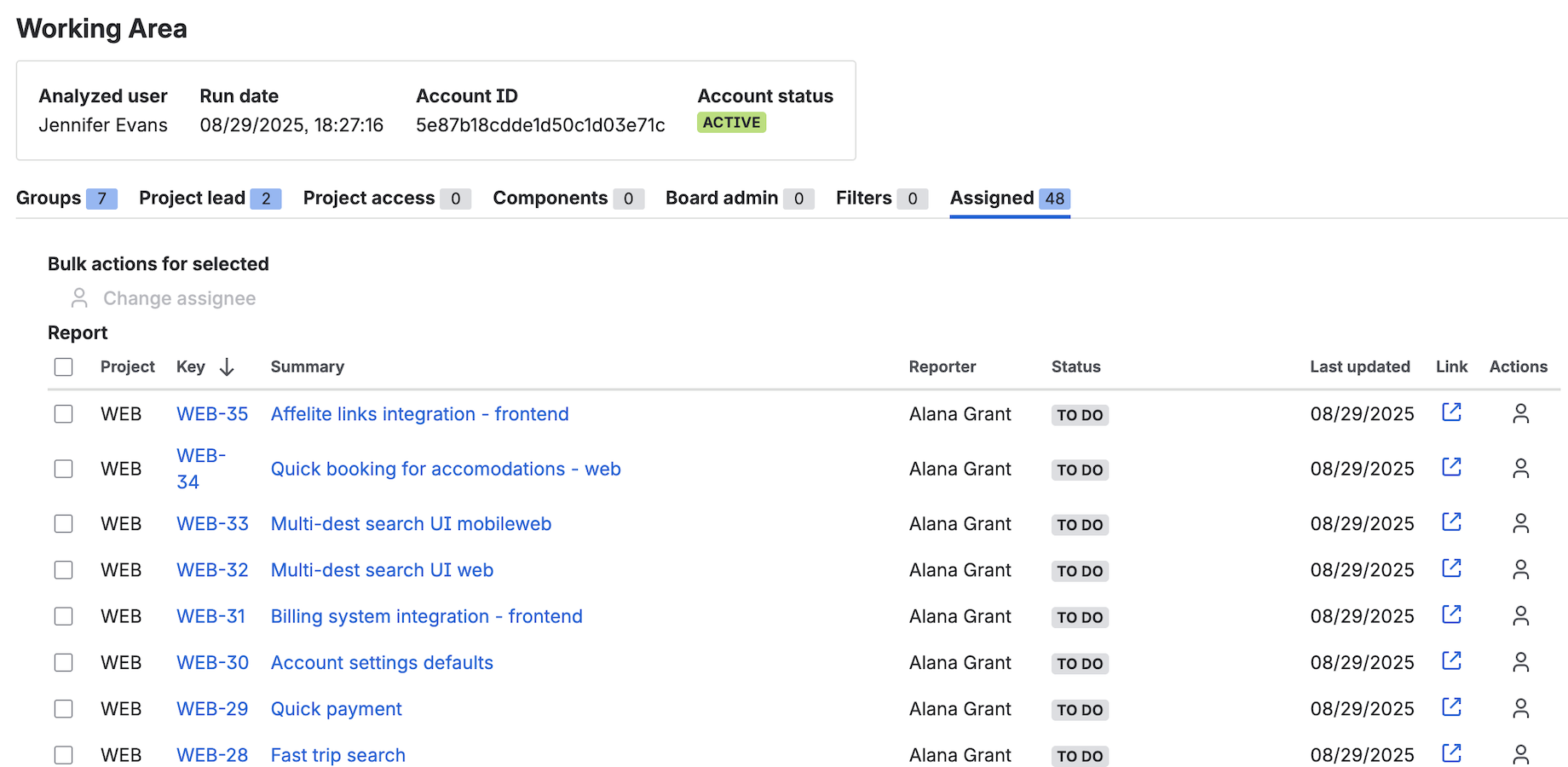 Step 2: Analyze reports