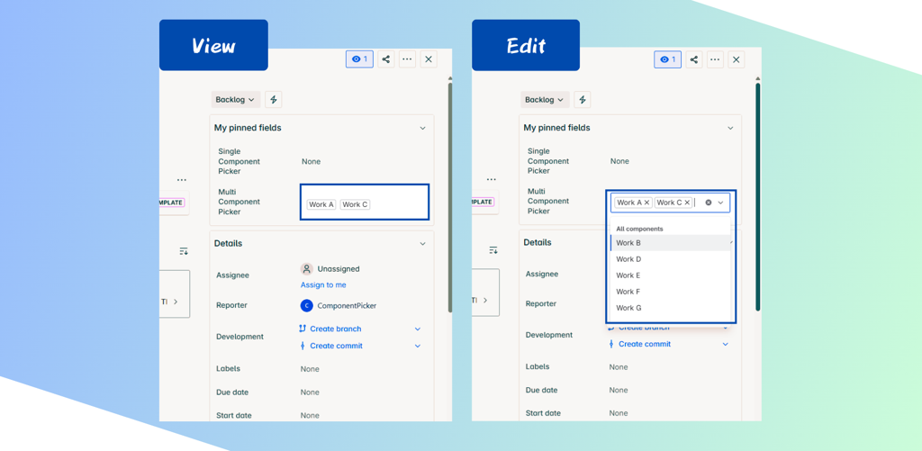 Multi Component Picker