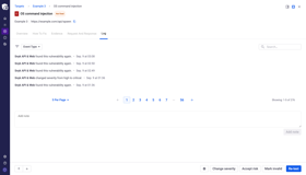 Findings have an audit log
