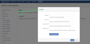 ALM Octane configuration page : create new ALM octane configuration