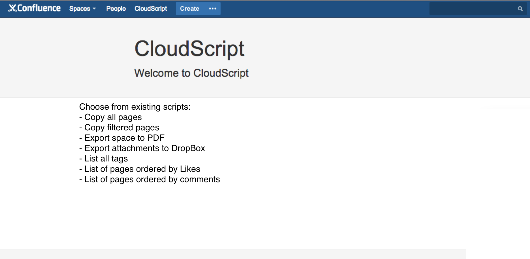 Leverage existing scripts