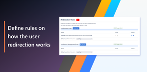 Define Rules on how the users should be redirected to IdP