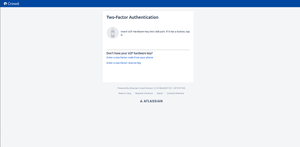 If you added U2F device as an alternative 2nd authentication factor such a screen will popup by defaults.
