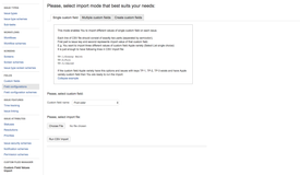 Single Custom Field - example