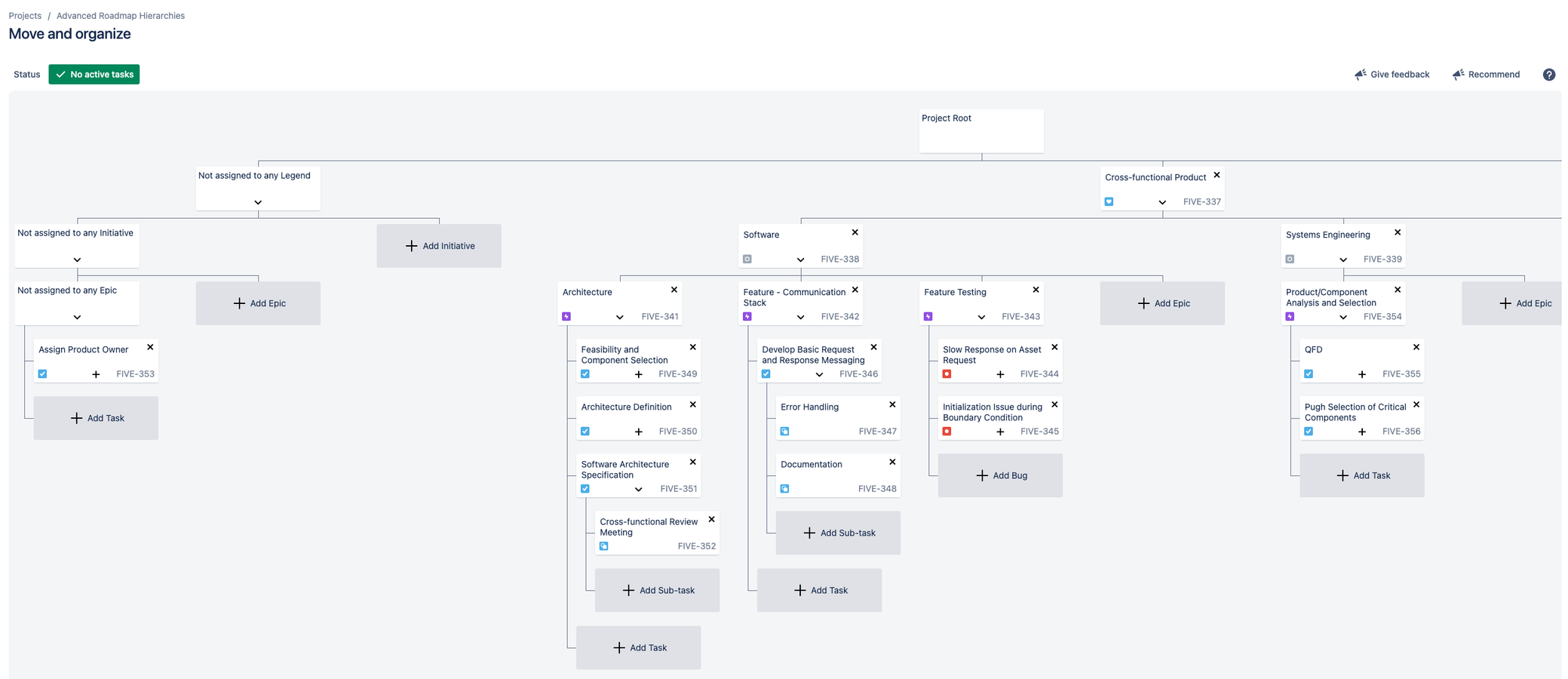 Gain complete visibility of your project's issue hierarchy using Move and Organize for Jira