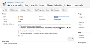 It's possible to inline edit the field value, like any other native Jira field type. All edition UI is WYSIWYG (what you see is what you get) style.