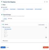 Select field text to mapped to numbers.