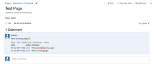 Sample Comment