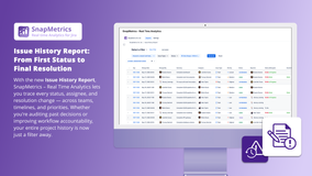 Issue History Report: From first status to final resolution