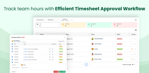 - Visualize and manage time entries with an intuitive calendar view.
- Streamline the process with an efficient timesheet approval system.
- Conduct in-depth analysis of time entries for better insights