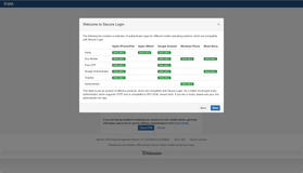 ...provides an overview about compatible mobile authenticators for different operating systems...