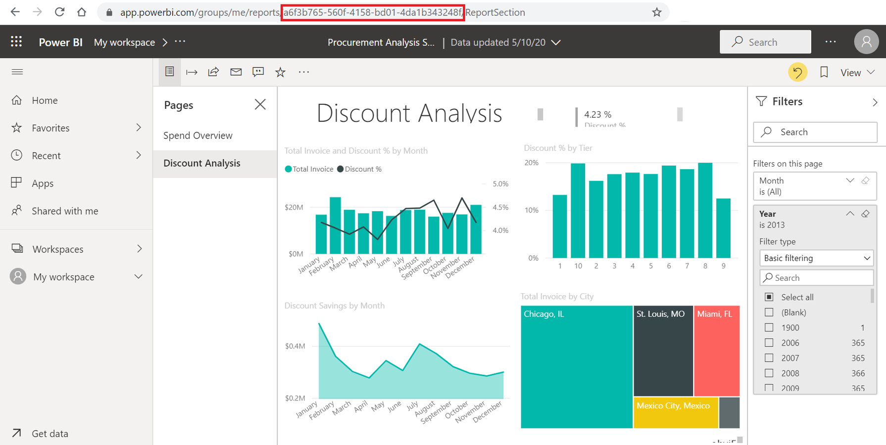 Retrieve the Report ID in Power BI