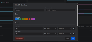 Create or update your roadmap in seconds when plans change. Add items, adjust timelines, and link epics — simple enough to stay current, visual enough to share with anyone