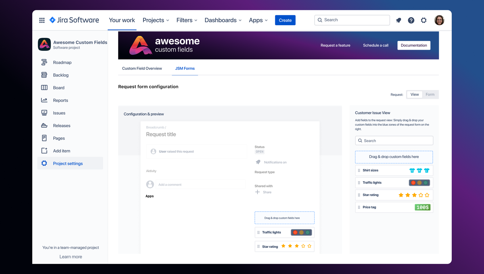 Easy and intuitive configuration