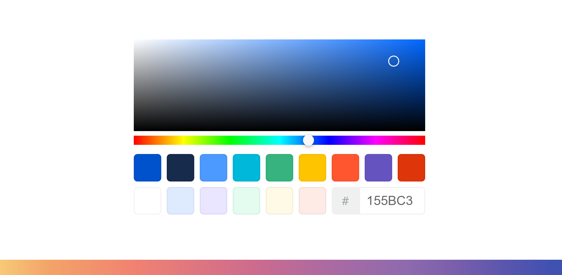 Choose unlimited text or background colors