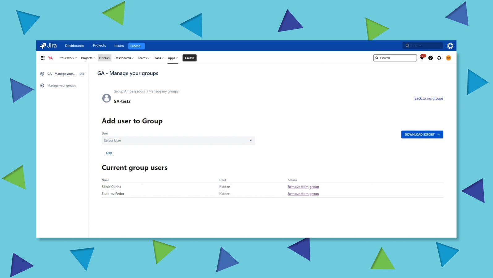 Give your Ambassadors the power to add or remove single or multiple users from groups, and ensure smooth and intuitive group membership.