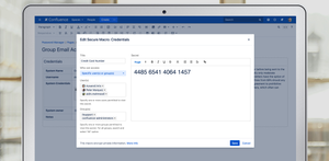 Access restriction - (Optional) Specify a user or user group to limit who gets to decrypt the secured data. There's option to include or exclude a subset, or just lock it down to yourself for personal use.