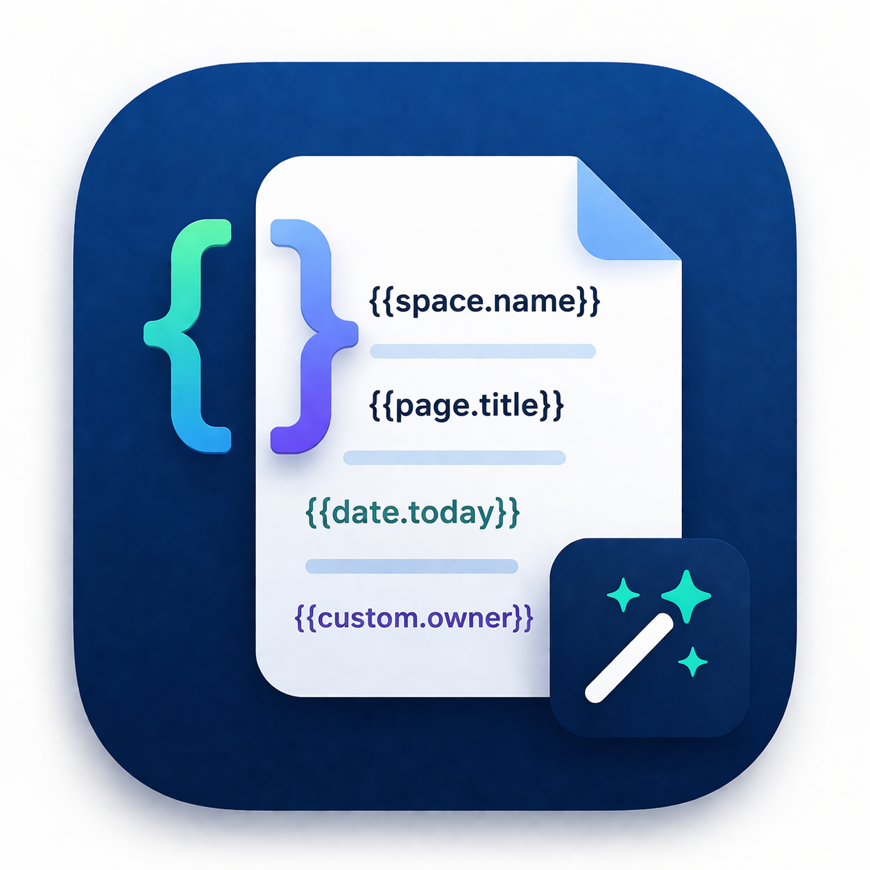 Dynamic Variables for Confluence