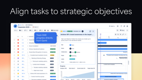 Align tasks to strategic objectives