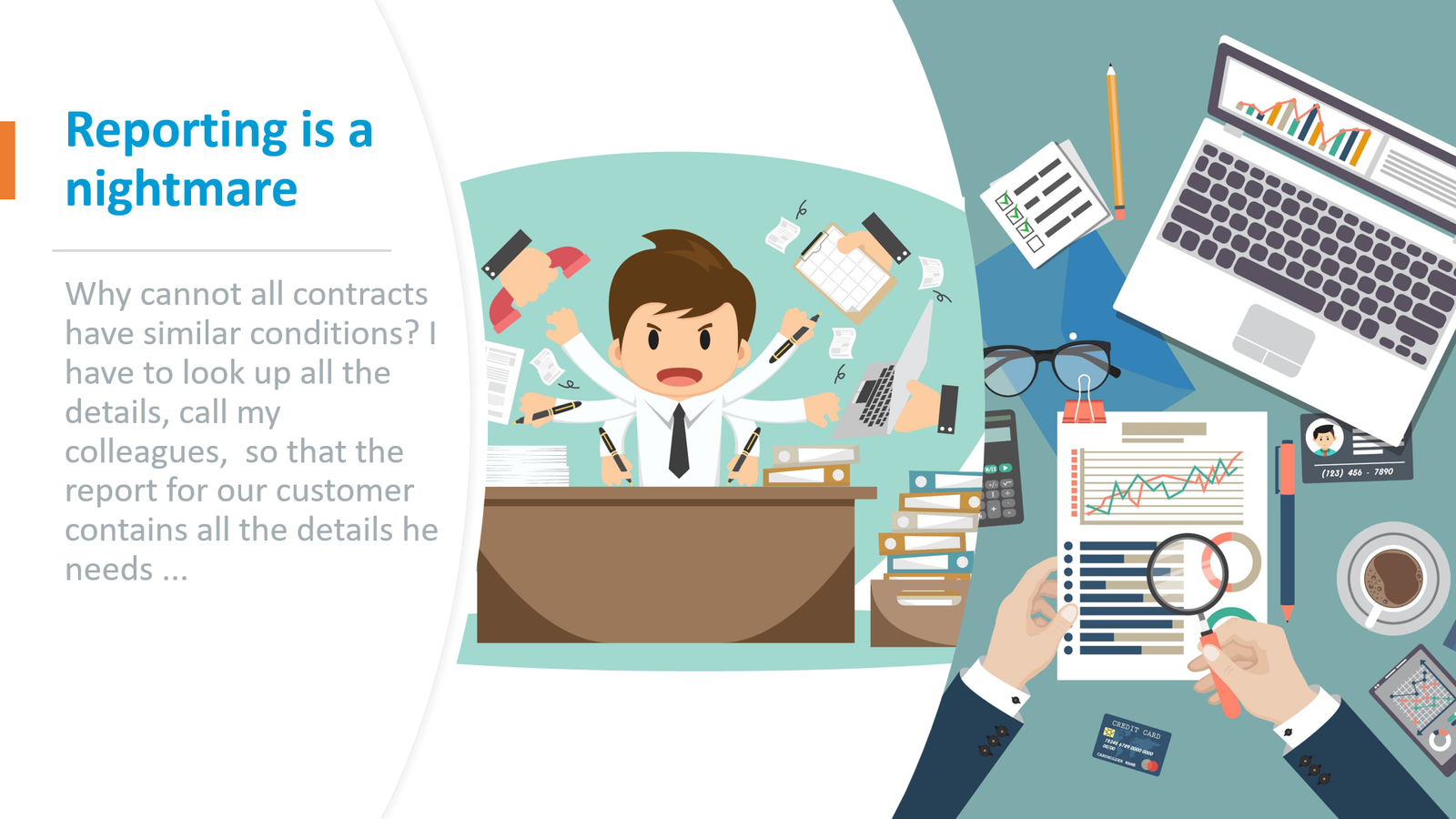 Do you have troubles with customer reporting?