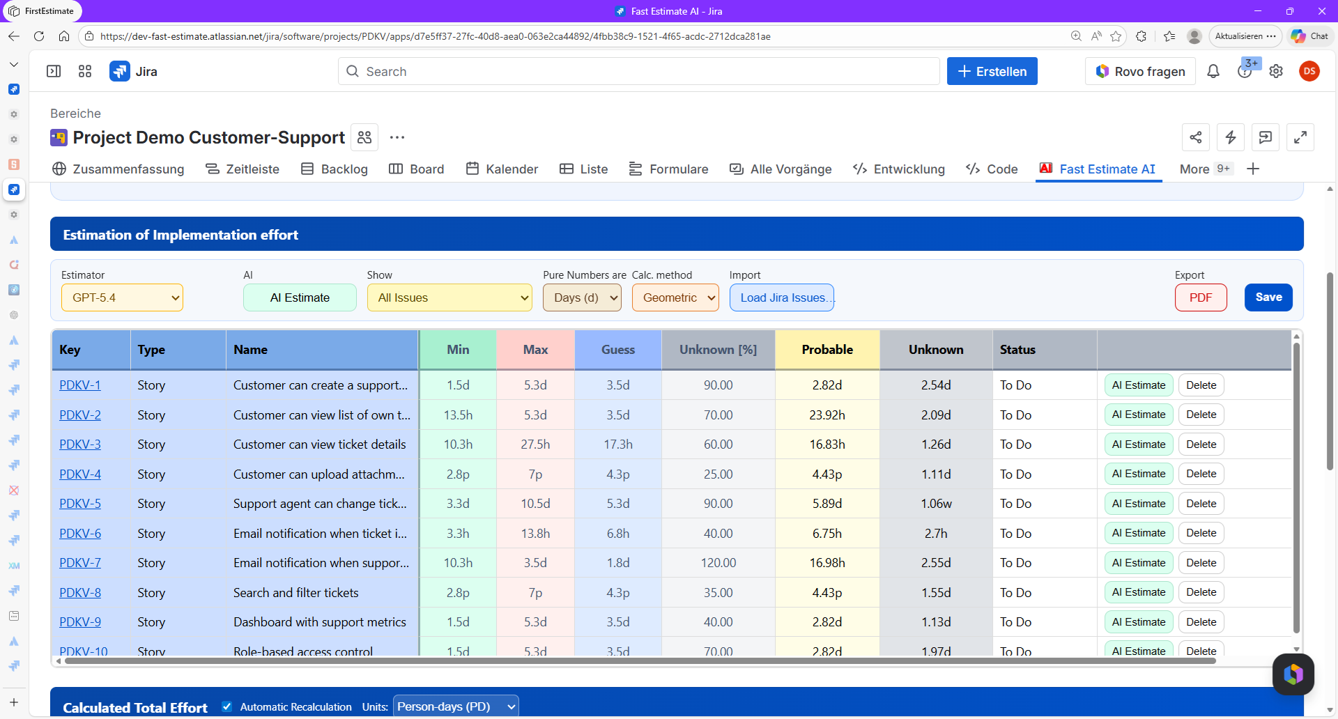Fast Estimate AI - Project Effort Estimates Made Easy by AI | Atlassian ...