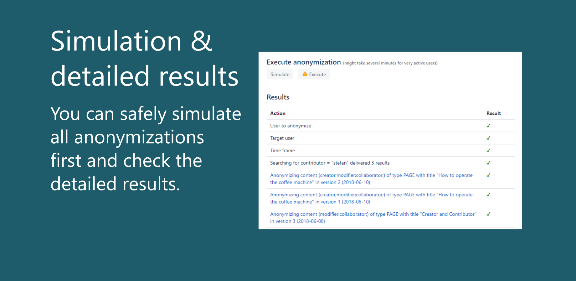 Simulation and the results