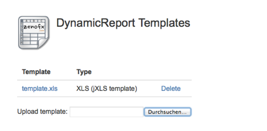 Template manager