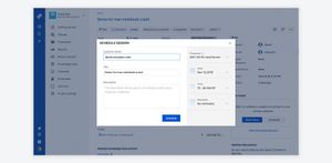Schedule remote support sessions on the go.
