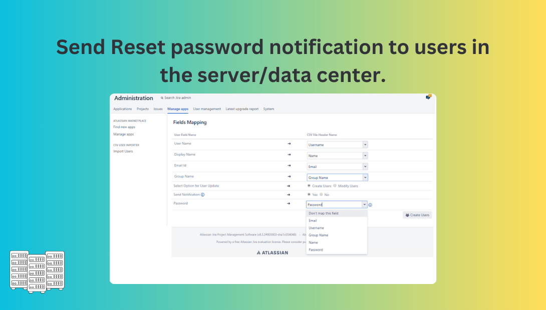 Send Reset Password notification